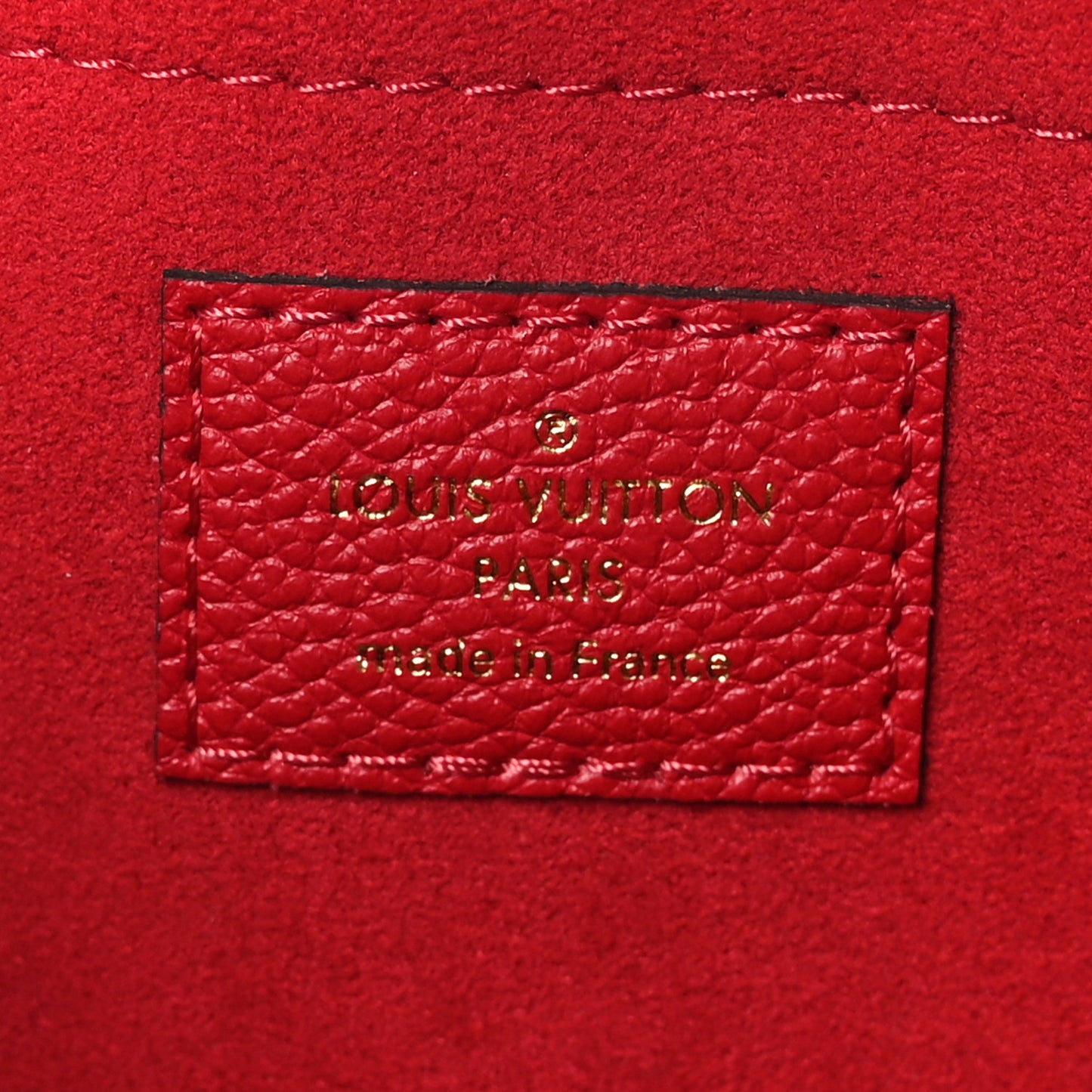 Damier Ebene Daily Pouch Scarlet