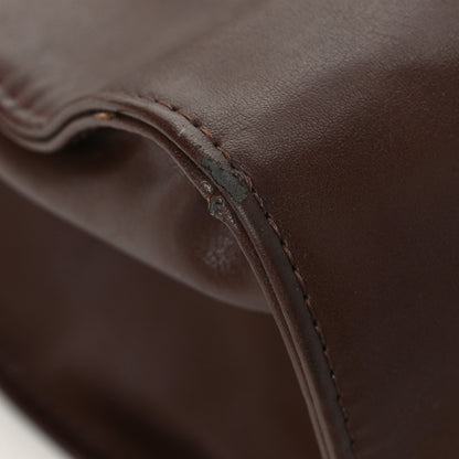 Telfar Vegan Leather Medium Shopping Bag Dark Brown 9 of 12