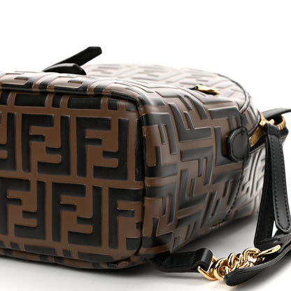Fendi Vitello Bi-Color FF 1974 Embossed Mini Backpack Maya Black 9 of 9