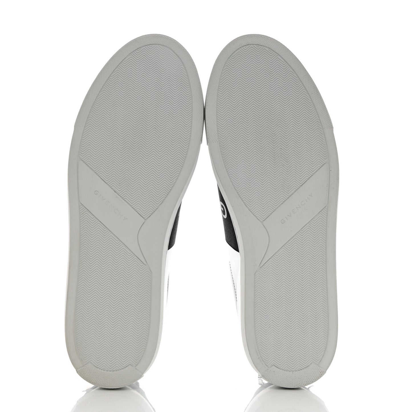 Calfskin Band Logo Mens Urban Street Sneakers 43 Silvery