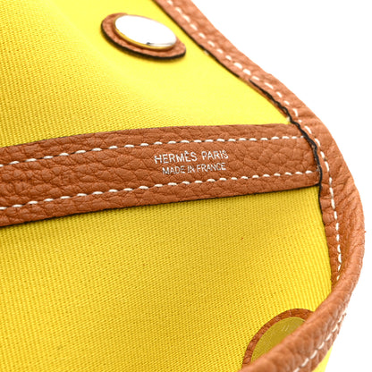 Hermes Toile Officier Negonda Garden Party 36 MM Lime Toffee 6 of 10