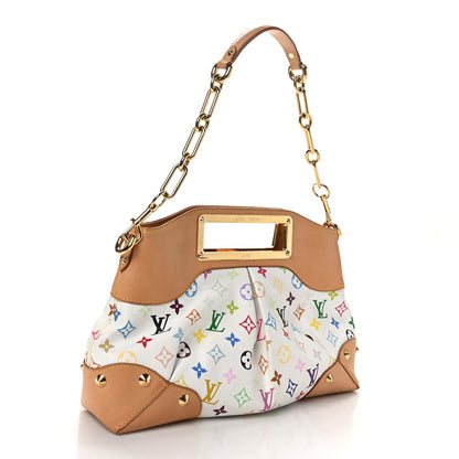 Louis Vuitton Monogram Multicolor Judy MM White 3 of 10