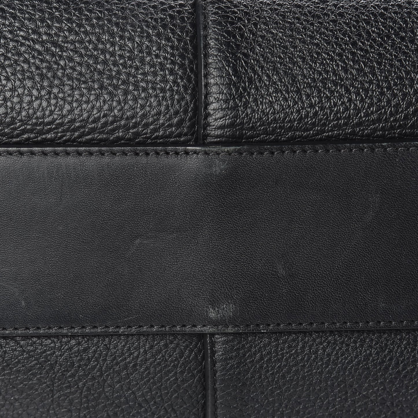 Grained Calfskin Medium Cate Satchel Black