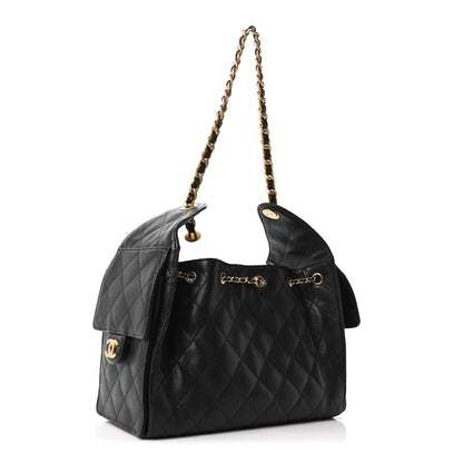 Chanel Caviar Quilted Small Chanel 25 Handbag Black 3 of 11