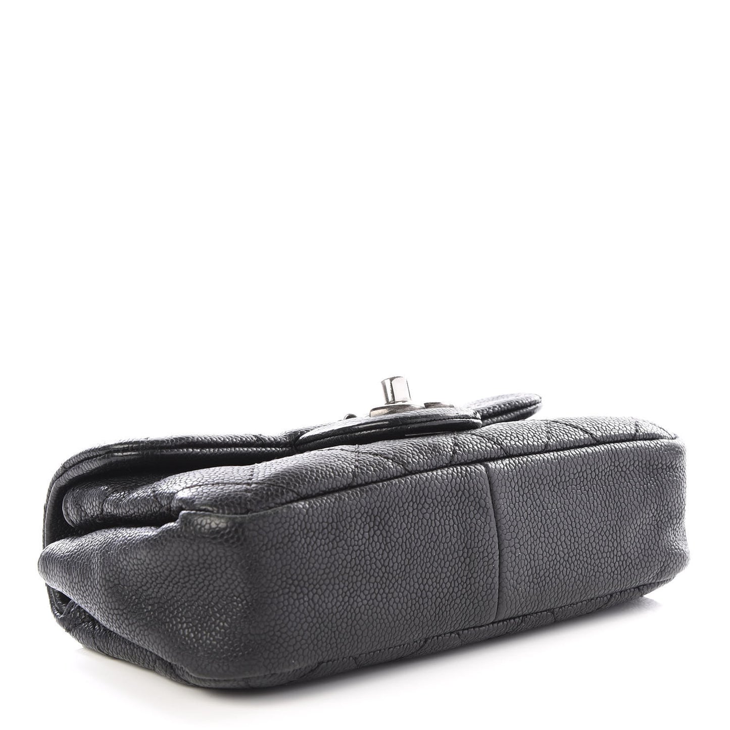 Caviar Quilted Mini Simply CC Flap Black