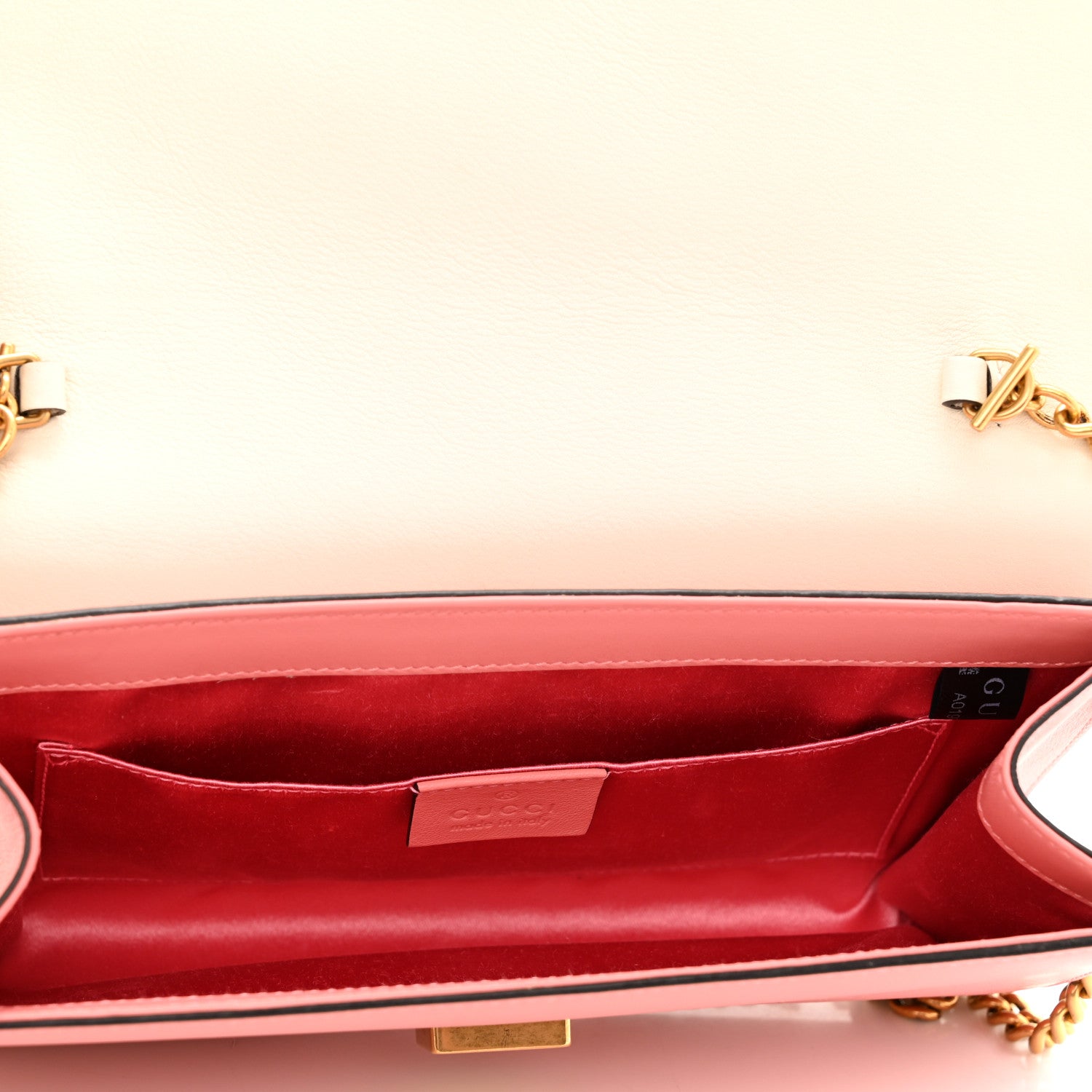 Gucci Calfskin Animalier Broadway Clutch Pink 5 of 13