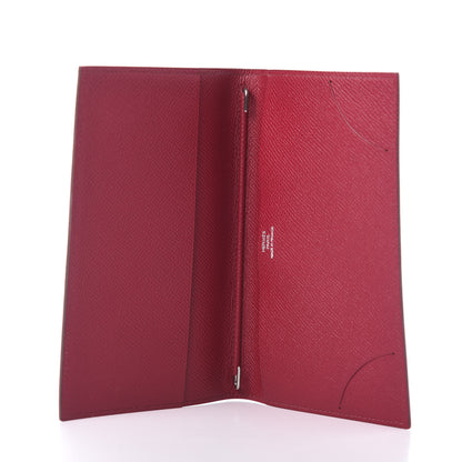 Hermes Epsom Vision II Agenda Cover Rose Tyrien Rubis 5 of 9