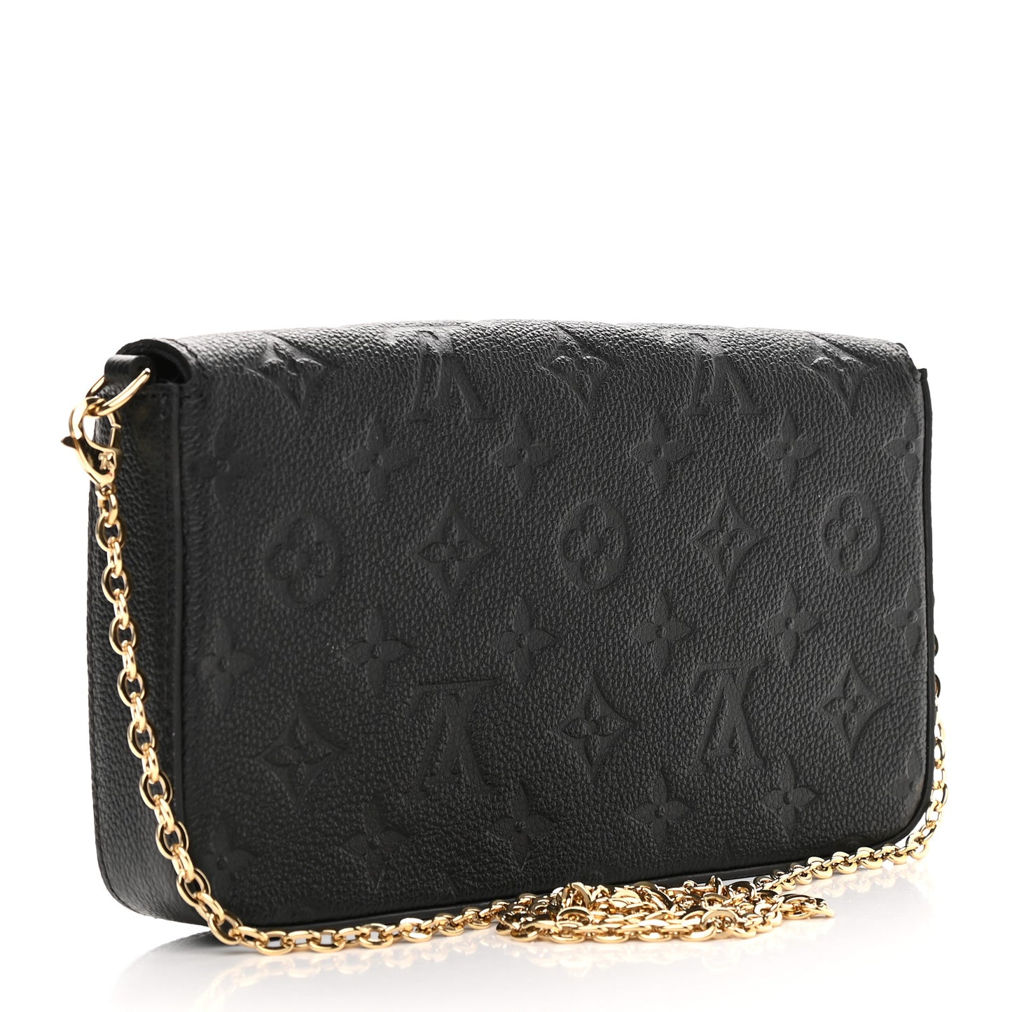Empreinte Pochette Felicie Chain Wallet Black