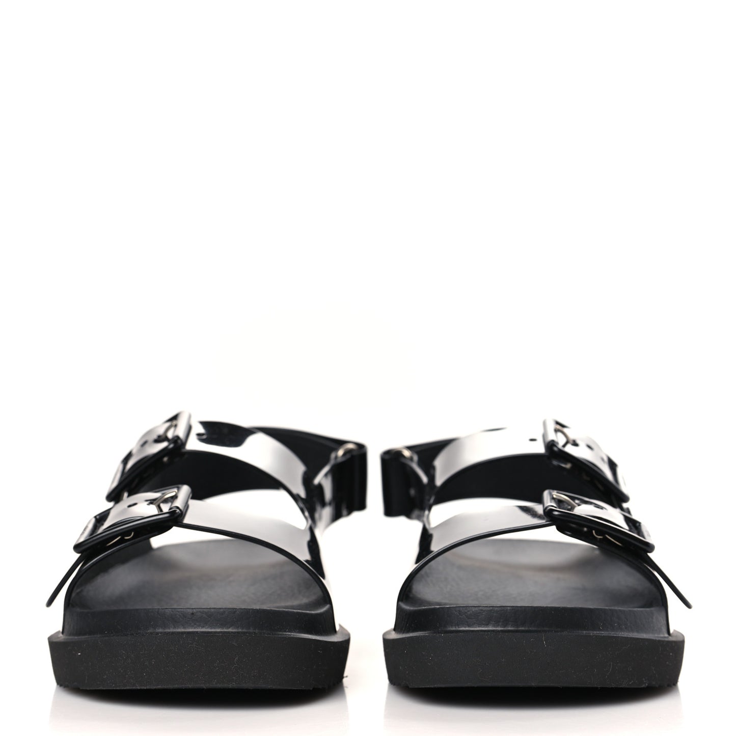 Rubber Mini Double G Womens Isla Dad Sandals 37 Black