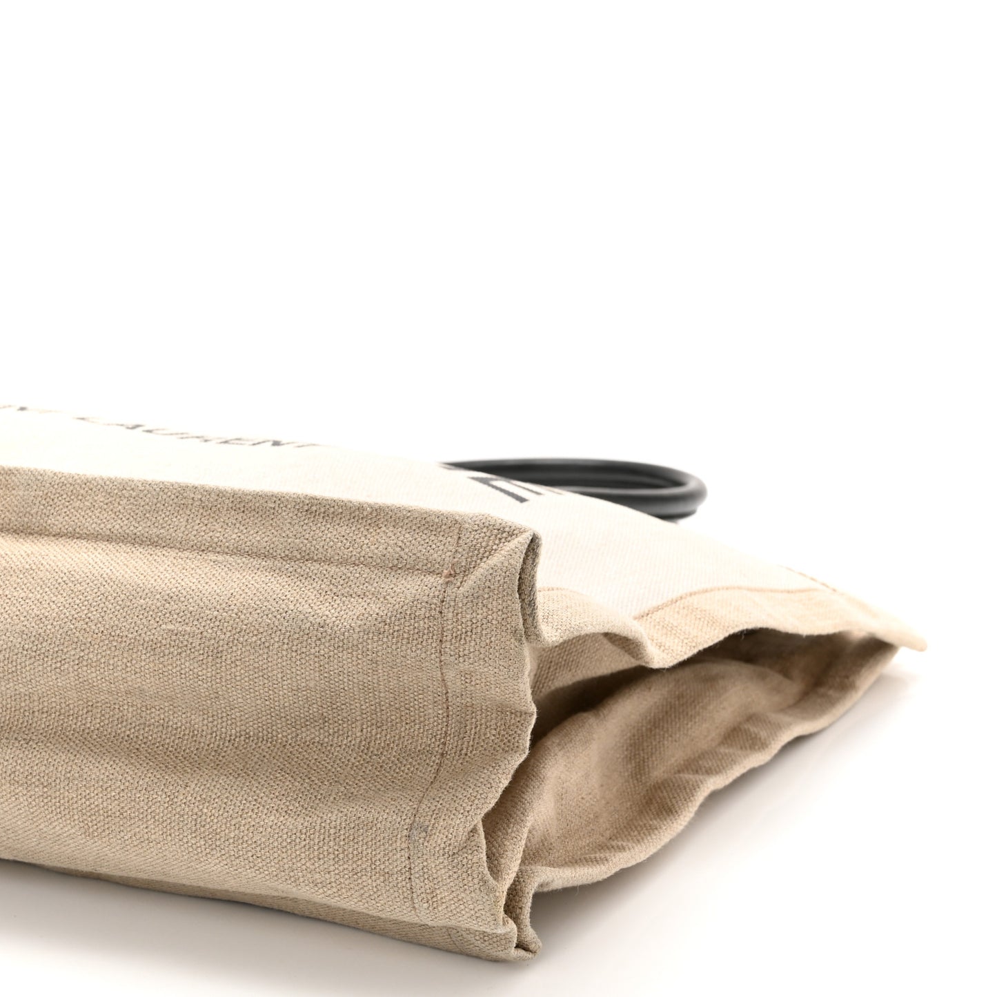 Linen Calfskin Rive Gauche Tote Optic White