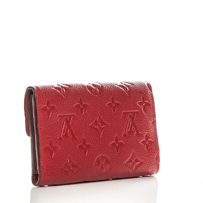 Louis Vuitton Empreinte Compact Curieuse Wallet Cherry 3 of 7