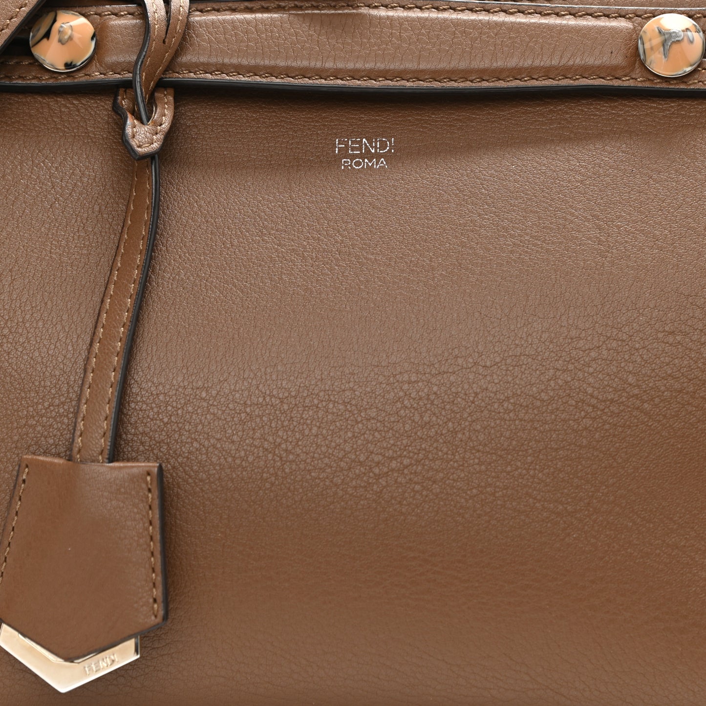 Vitello Dolce Croc Tail Medium By The Way Boston Bag Foresta Marrone