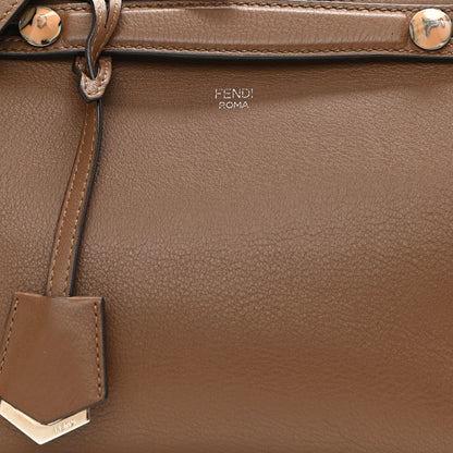 Fendi Vitello Dolce Croc Tail Medium By The Way Boston Bag Foresta Marrone 8 of 10