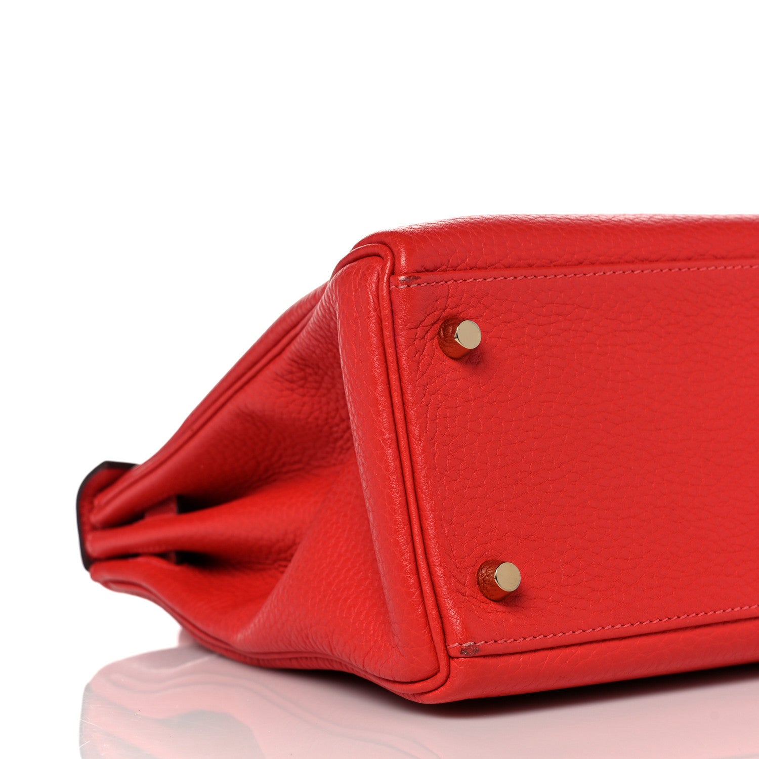 Hermes Taurillon Clemence Kelly Retourne 32 Rouge Casaque 35 of 39