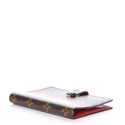 Louis Vuitton Monogram Groom Small Ring Agenda Cover Red 4 of 6