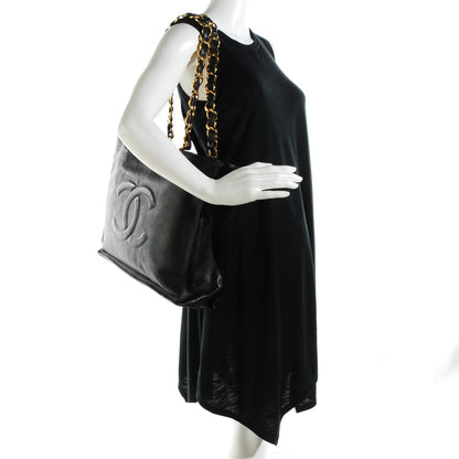Chanel Lambskin Jumbo Shoulder Bag Black 2 of 8
