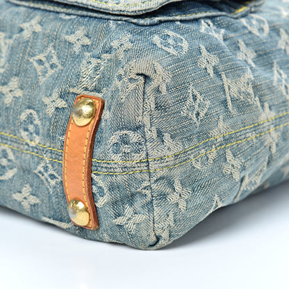 Louis Vuitton Denim Baggy GM Blue 10 of 20