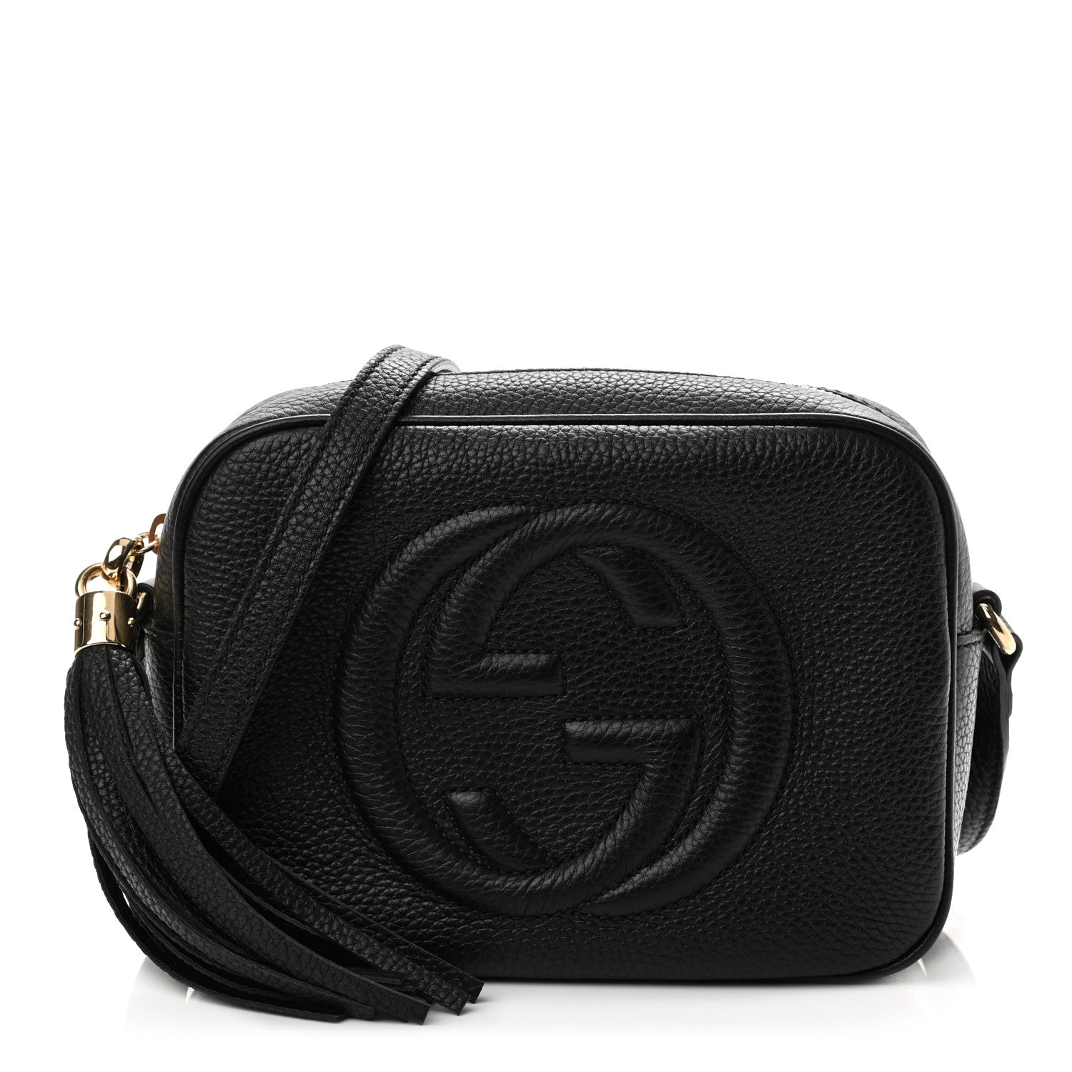Gucci Pebbled Calfskin Small Soho Disco Bag Black 1 of 11