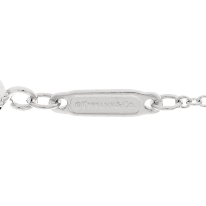 Tiffany 18K White Gold Small T Smile Pendant Necklace 4 of 5