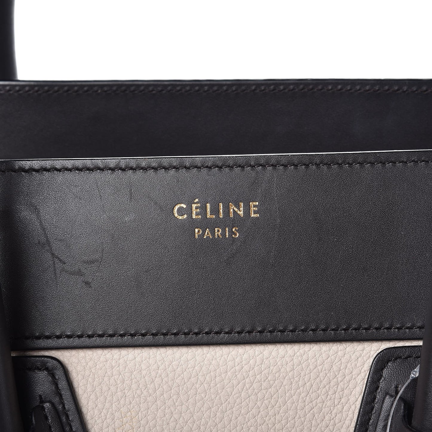 Baby Grained Calfskin Nubuck Mini Luggage Daffodil