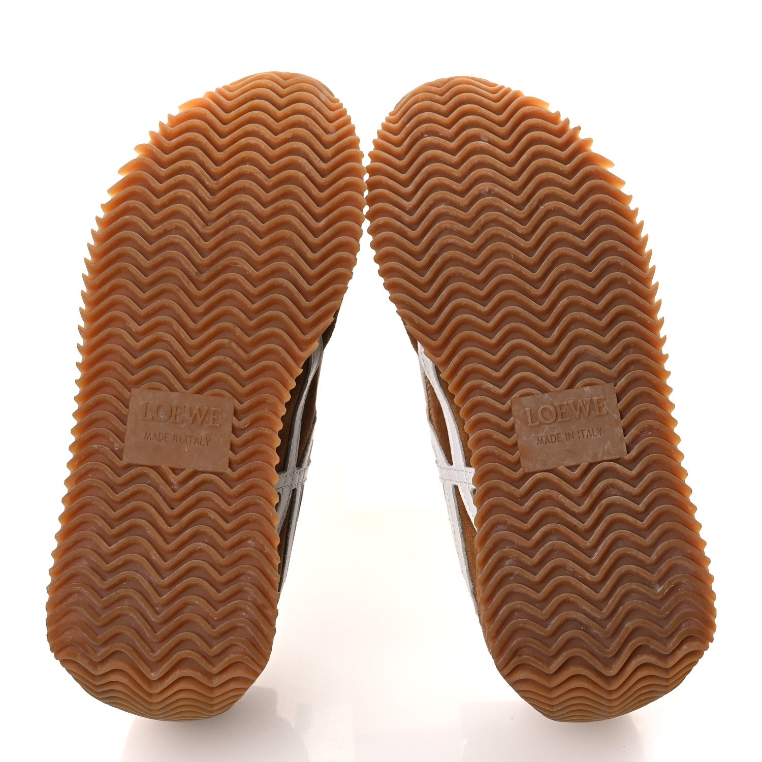 Loewe Nylon Suede Flow Runner Sneakers 38 Gold 7 of 12