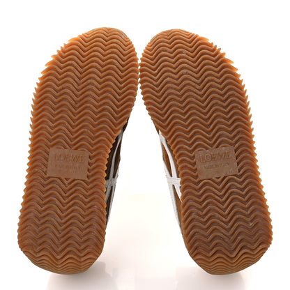 Loewe Nylon Suede Flow Runner Sneakers 38 Gold 7 of 12