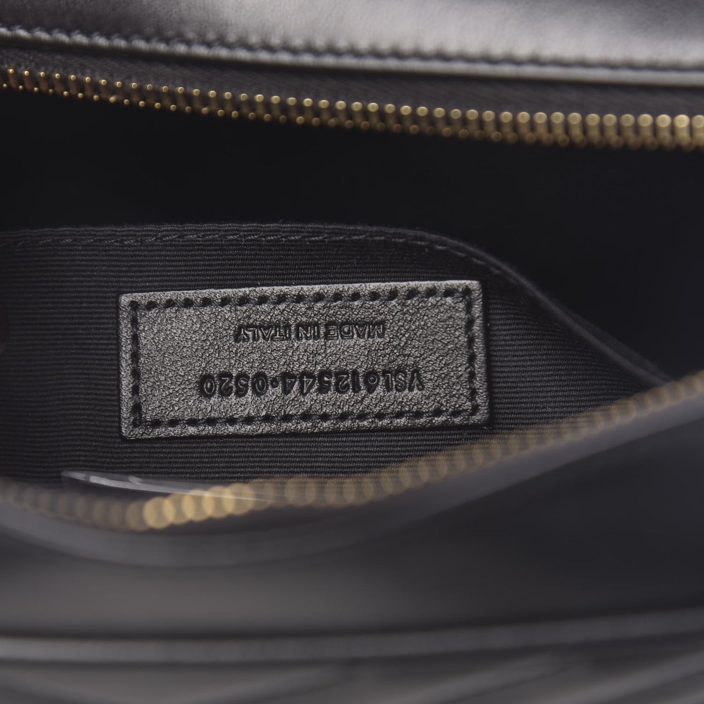 Calfskin Matelasse Monogram Lou Camera Bag Black