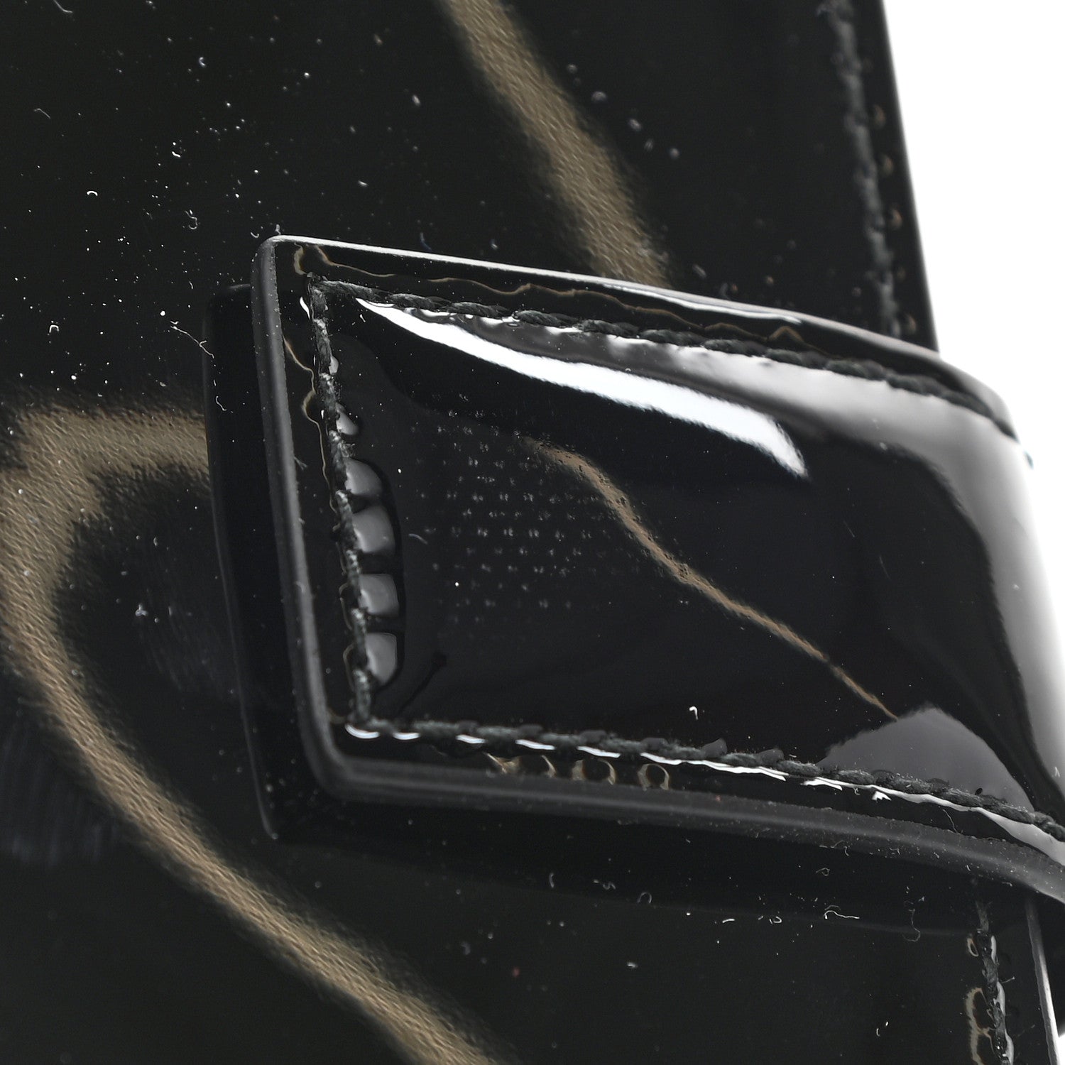 Alexander McQueen Patent Skull Continental Wallet Black 8 of 10