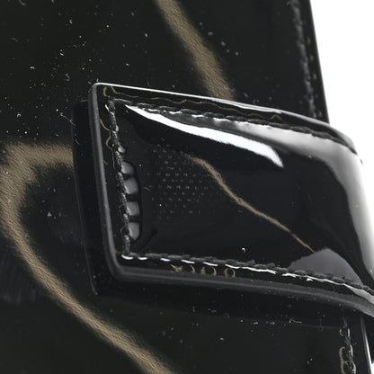 Alexander McQueen Patent Skull Continental Wallet Black 8 of 10