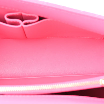 Chanel Caviar Quilted Small Coco Handle Flap Dark Pink 5 of 11