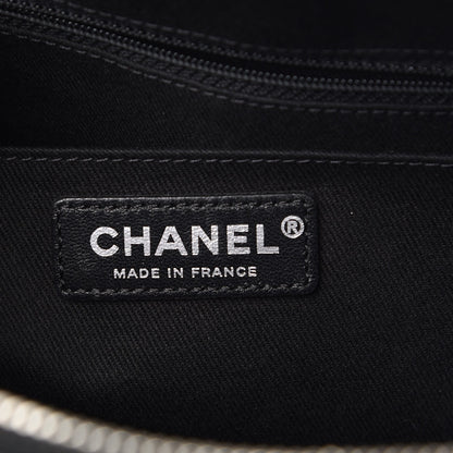 Chanel Lambskin Quilted Bowler Flap Shoulder Bag Black 6 of 8