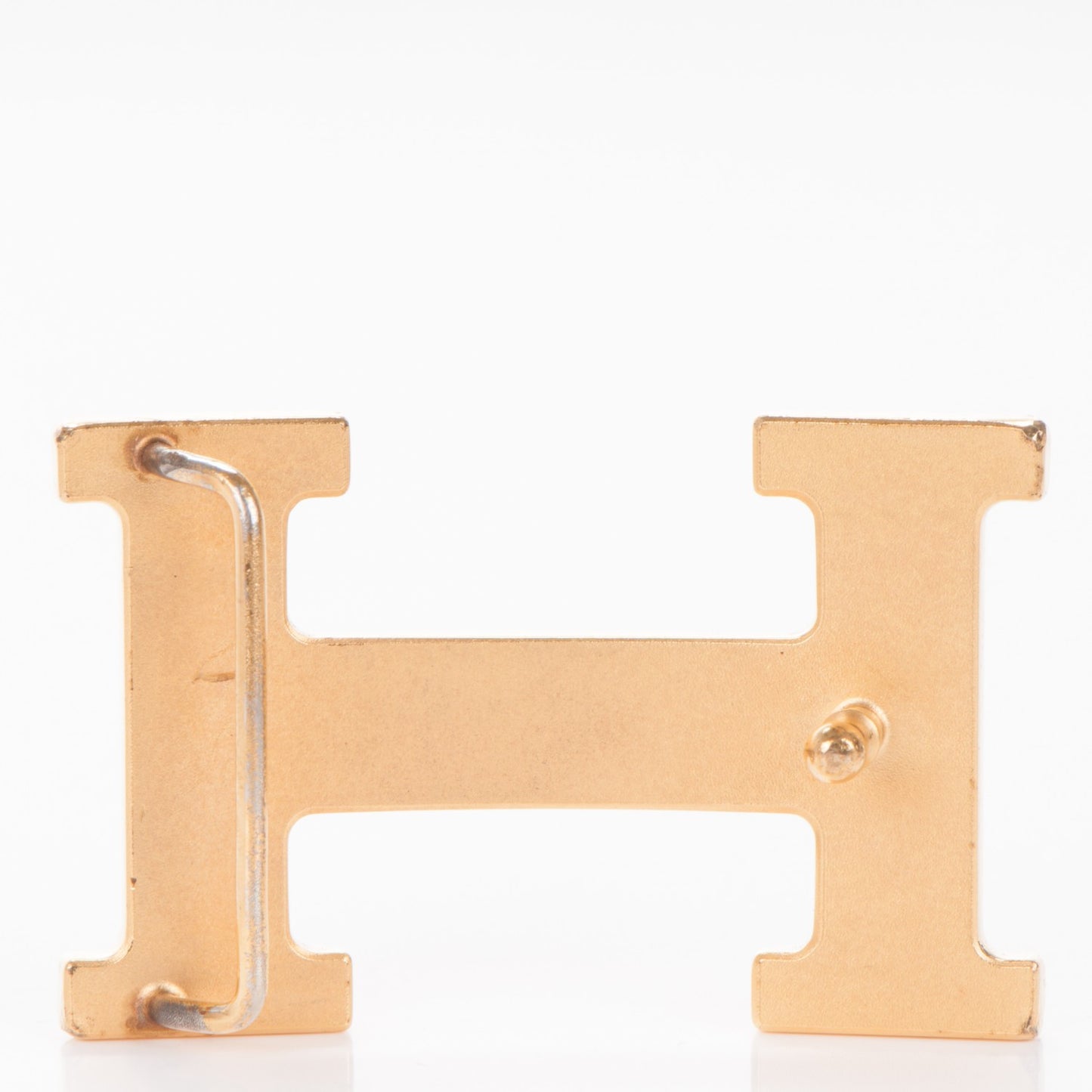 Strie 32mm H Belt Buckle Gold