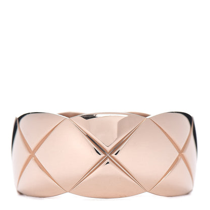 Chanel 18K Beige Gold Diamond Large Coco Crush Ring 61 9.5 3 of 4