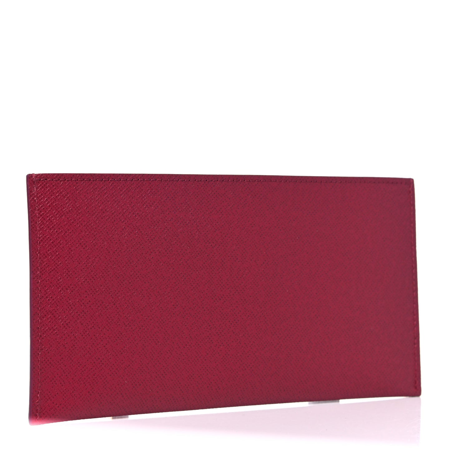 Calfskin Felicie Card Holder Insert Fuchsia