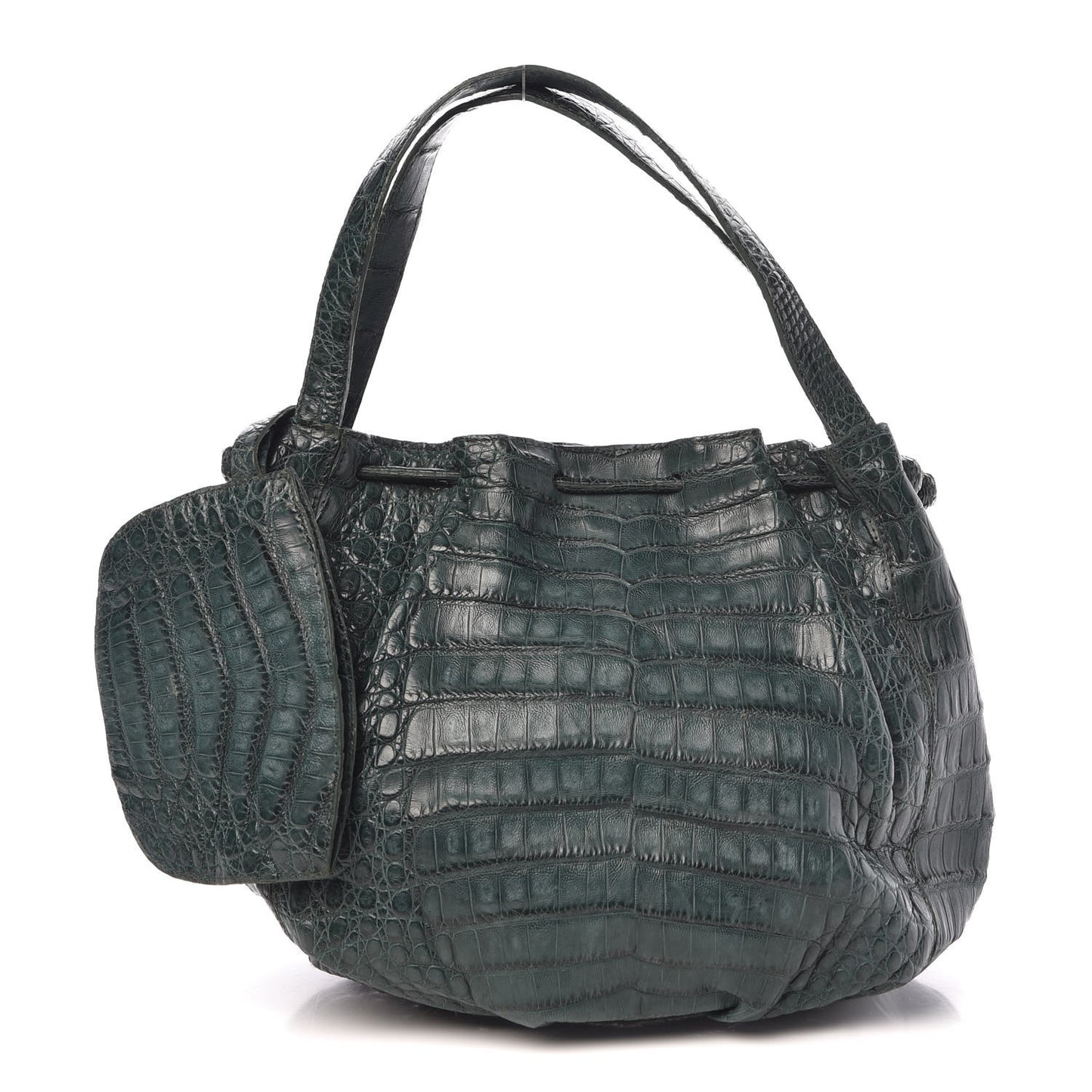 Crocodile Satchel Green