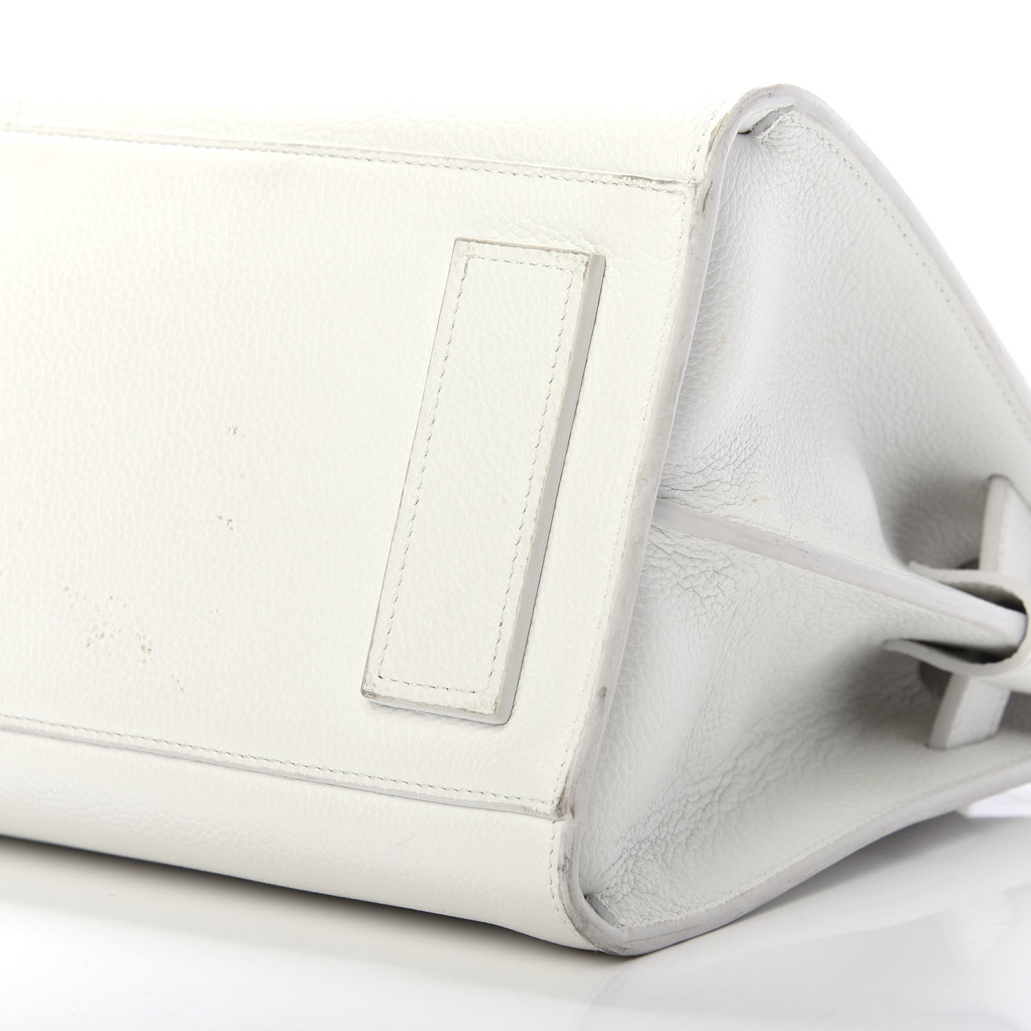Saint Laurent Grained Calfskin Baby Supple Sac De Jour White 14 of 22