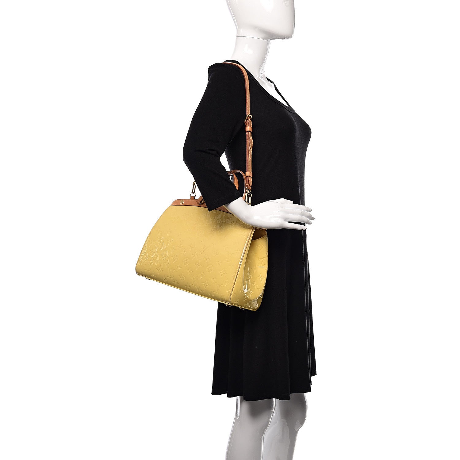 Louis Vuitton Vernis Brea MM Citrine 2 of 18