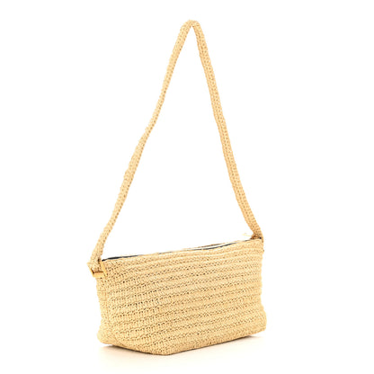 Saint Laurent Raffia Le Crossbody Naturel 3 of 10