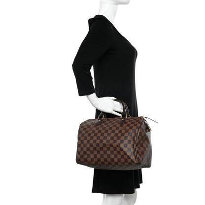 Louis Vuitton Damier Ebene Speedy 30 2 of 9