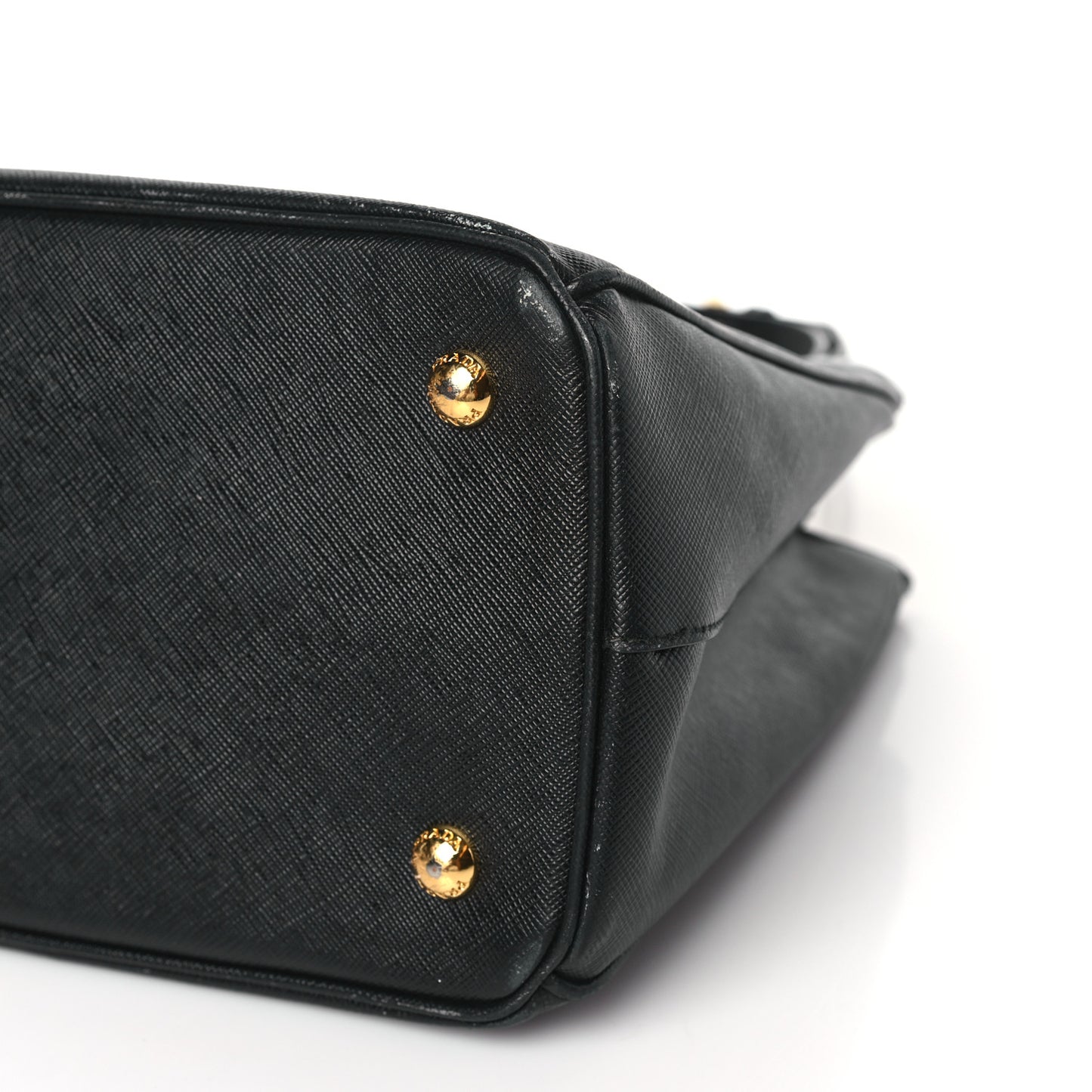 Saffiano Lux Medium Tote Black