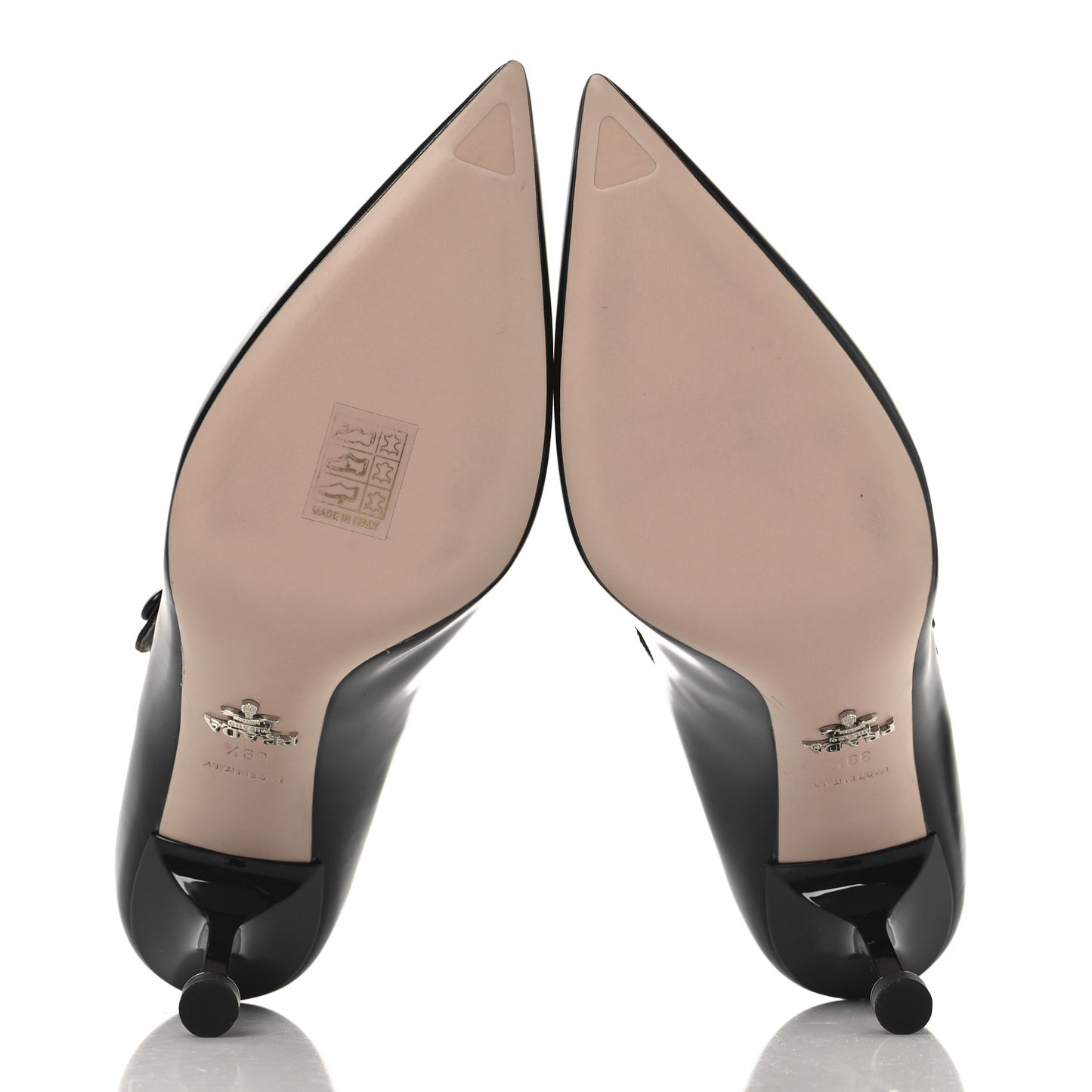 Spazzolato Mary Jane Pumps 39.5 Black