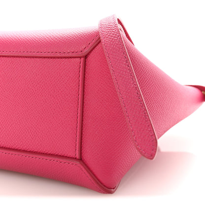Celine Grained Calfskin Nano Belt Bag Raspberry 10 of 10