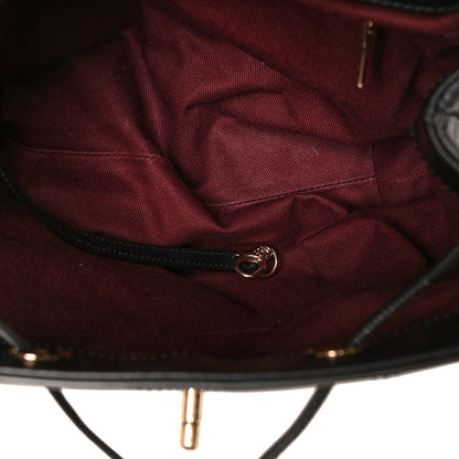 Chanel Grained Calfskin Chevron Stitched Backpack Black 5 of 11