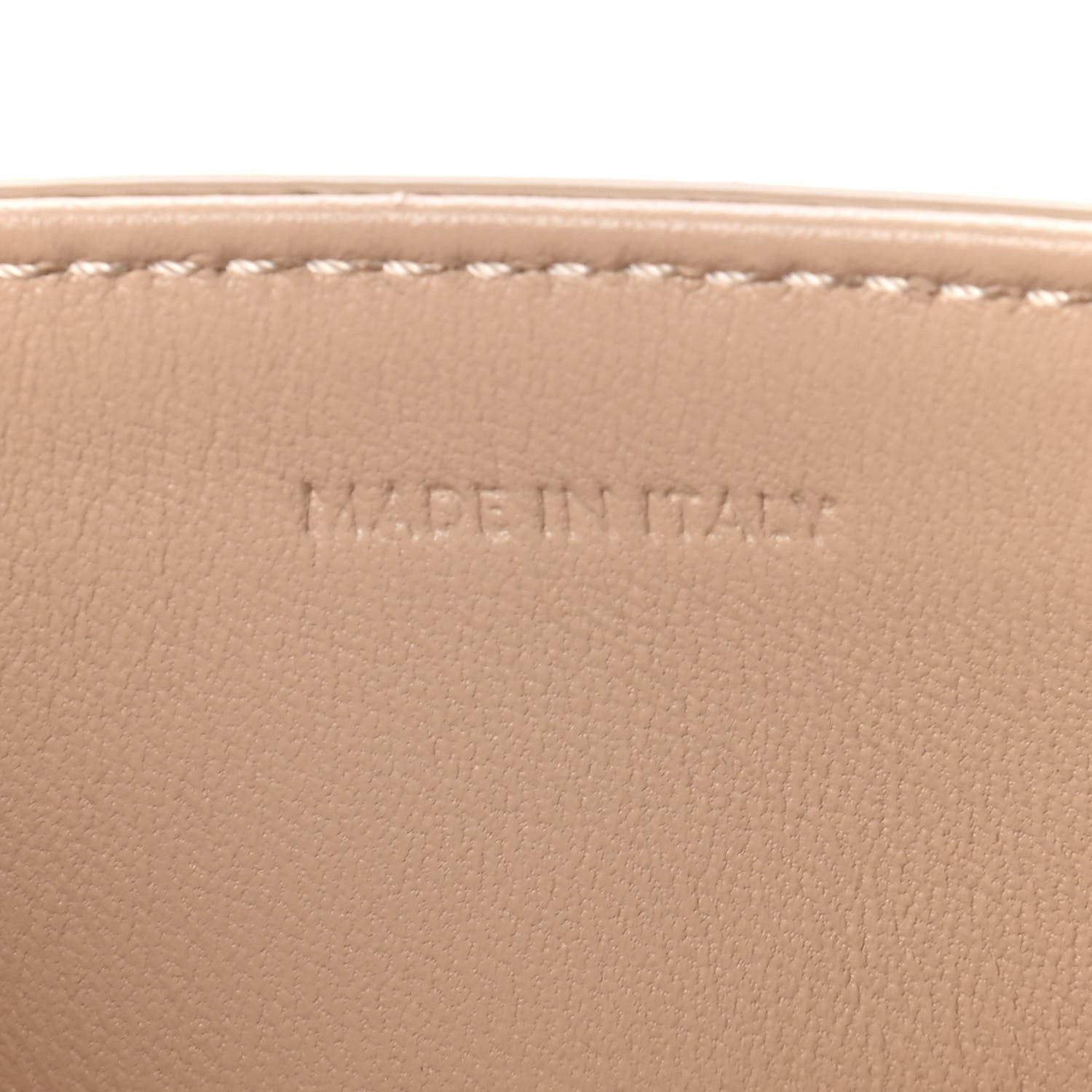 Celine Shiny Calfskin Teen Triomphe Nude 8 of 10