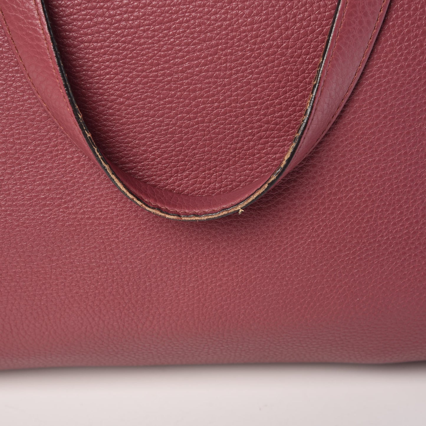 Calfskin Large Bamboo Tassel Top Handle Tote Peonia Flower