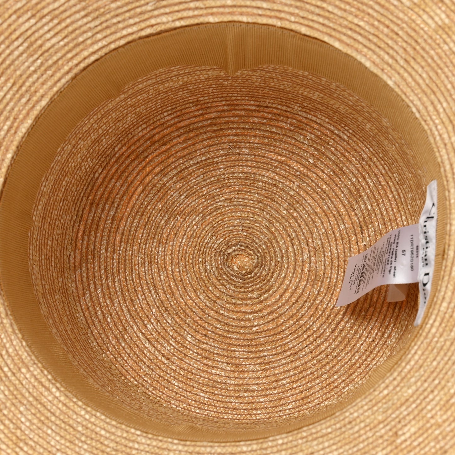 Straw Bucket Hat 57 Natural