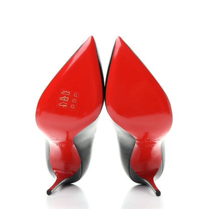 Christian Louboutin Shiny Nappa Pigalle Follies 100 Pumps 37.5 Black 6 of 9