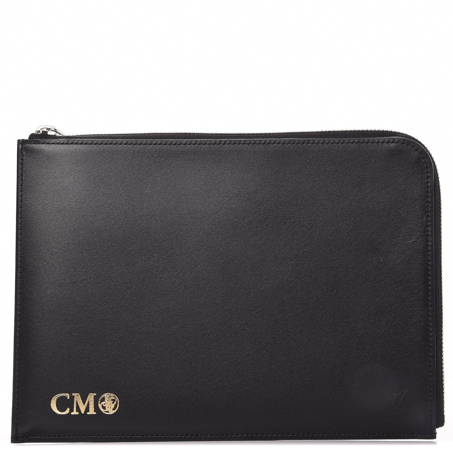 Louis Vuitton Calfskin Souple Pochette Jour PM Black 1 of 7