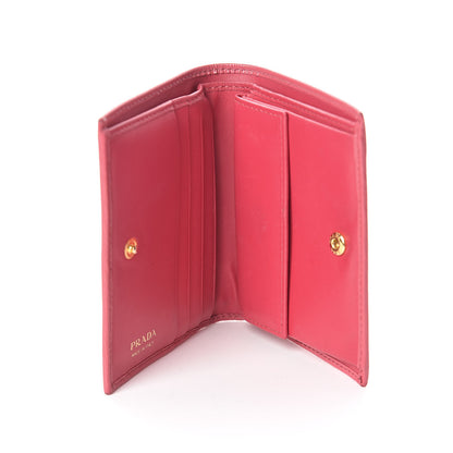 Prada Vitello Move Bi-Fold Wallet Ibisco 5 of 6