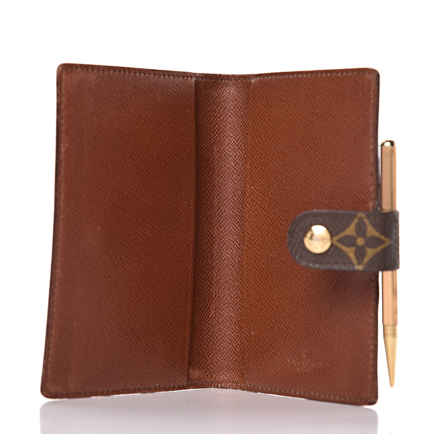 Monogram Mini Agenda Cover w Pencil